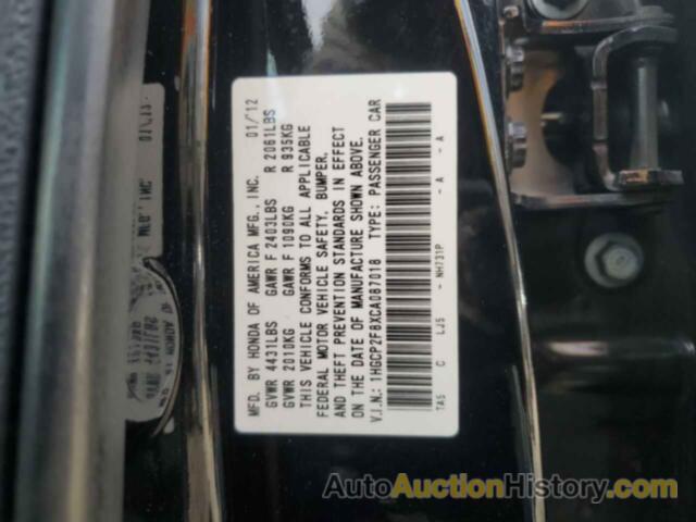 HONDA ACCORD EXL, 1HGCP2F8XCA087018