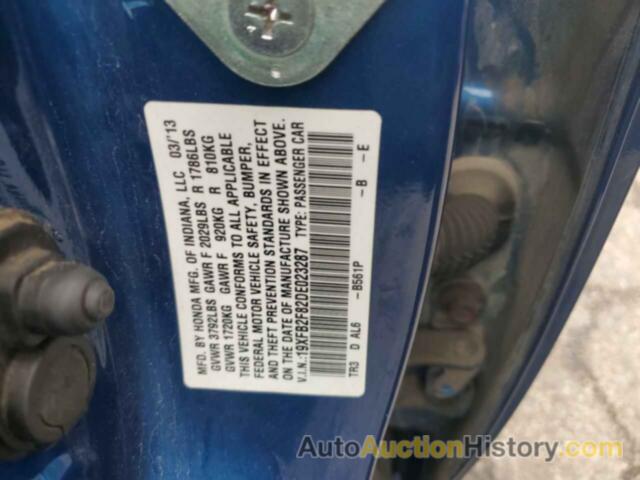 HONDA CIVIC EX, 19XFB2F82DE023287