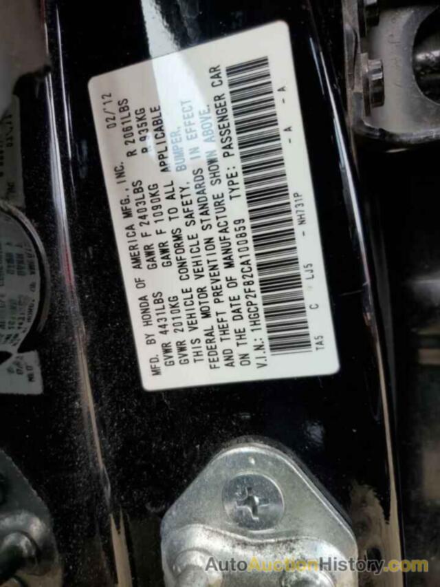 HONDA ACCORD EXL, 1HGCP2F82CA100859