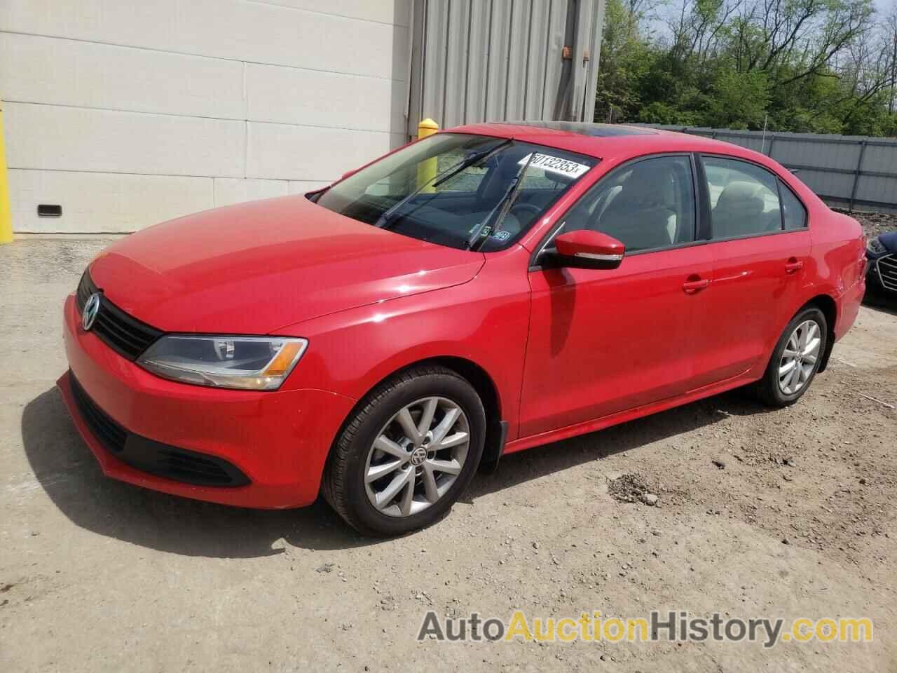 2012 VOLKSWAGEN JETTA SE, 3VWDP7AJ4CM309465