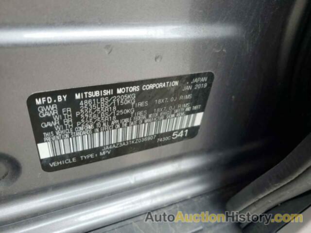 MITSUBISHI OUTLANDER SE, JA4AZ3A31KZ036907