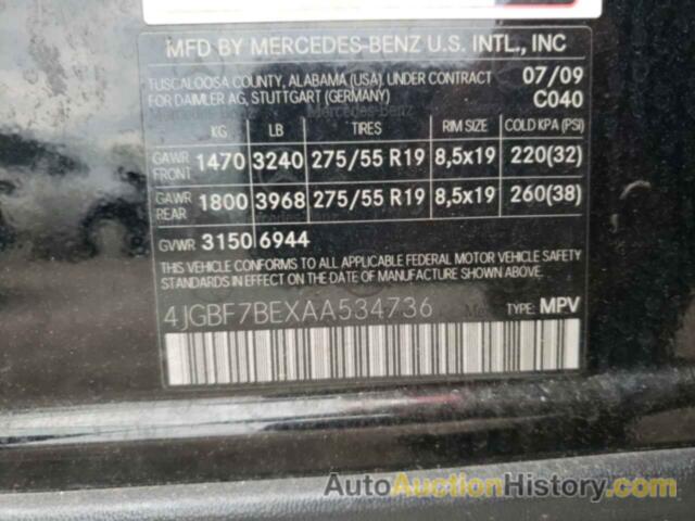 MERCEDES-BENZ GL-CLASS 450 4MATIC, 4JGBF7BEXAA534736