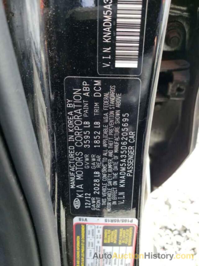 KIA RIO LX, KNADM5A35D6205695