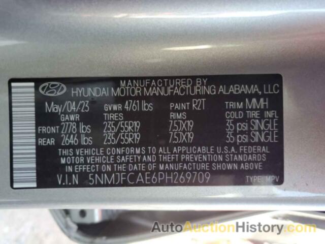 HYUNDAI TUCSON SEL, 5NMJFCAE6PH269709