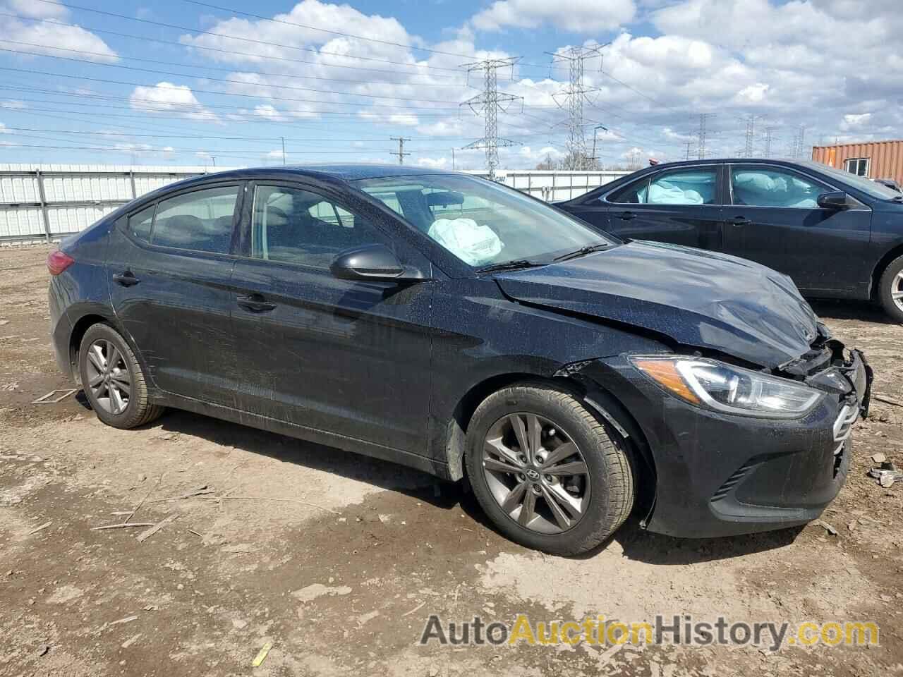 HYUNDAI ELANTRA SEL, 5NPD84LF7JH222671