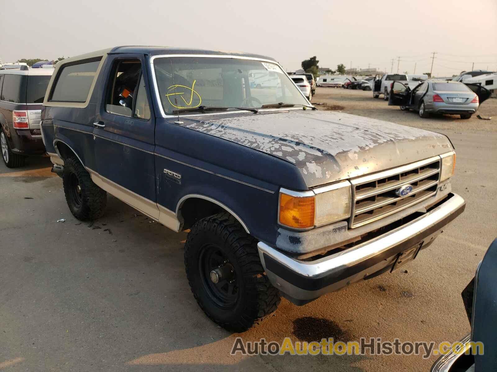 1991 FORD BRONCO U100, 1FMEU15H9MLA70644