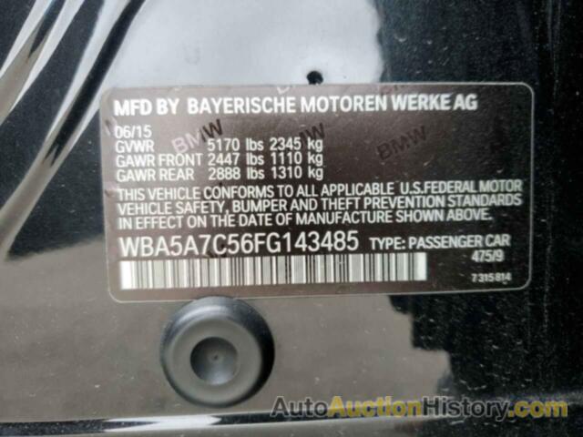 BMW 5 SERIES XI, WBA5A7C56FG143485