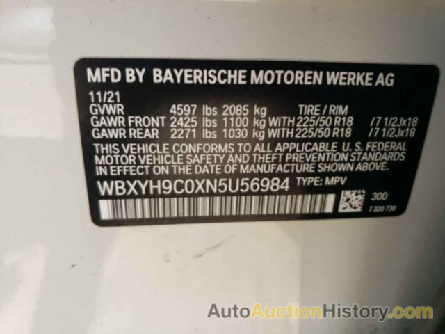 BMW X2 SDRIVE28I, WBXYH9C0XN5U56984