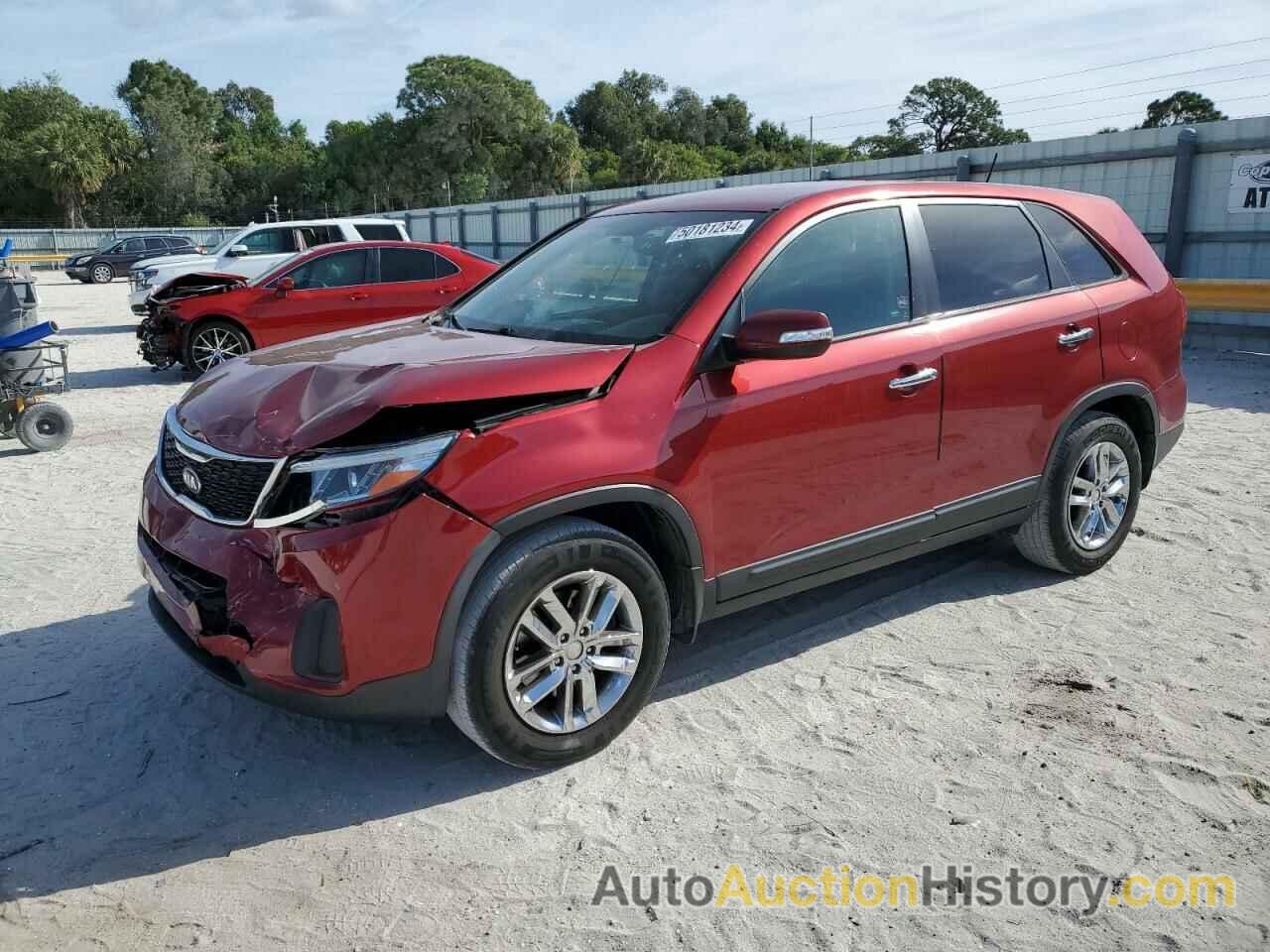 KIA SORENTO LX, 5XYKT3A68EG509145