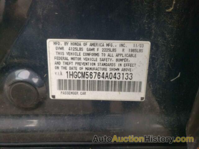 HONDA ACCORD EX, 1HGCM56764A043133