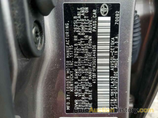 TOYOTA CAMRY LE, 4T1BF1FK3GU544836
