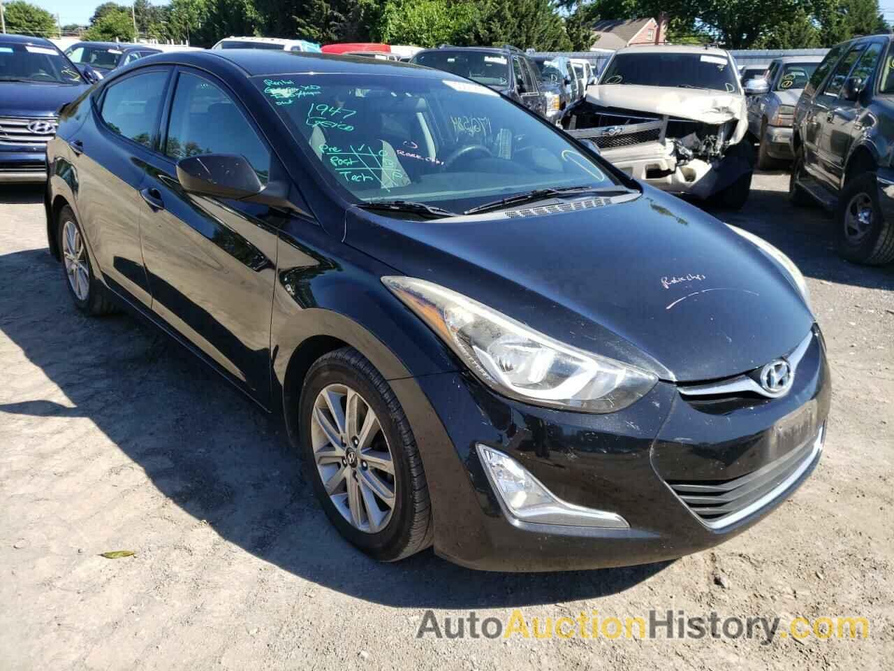 2014 HYUNDAI ELANTRA SE, 5NPDH4AE5EH457845