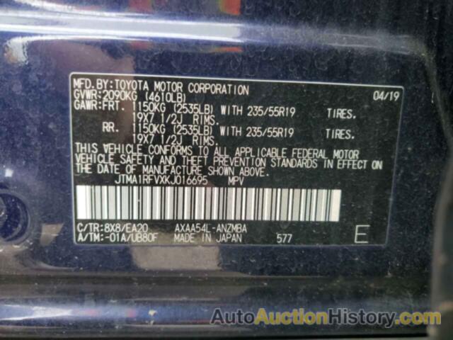 TOYOTA RAV4 XLE PREMIUM, JTMA1RFVXKJ016695