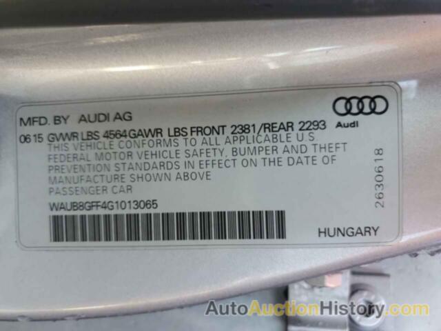 AUDI A3 PREMIUM, WAUB8GFF4G1013065