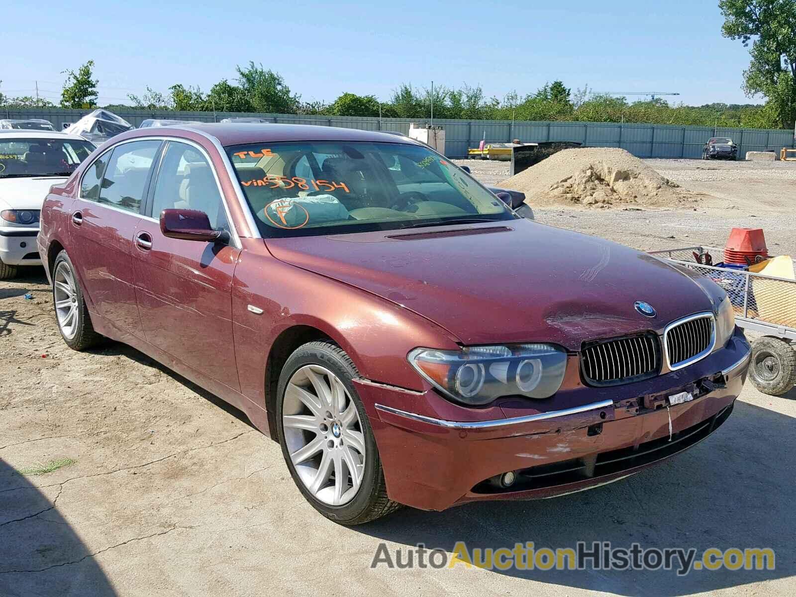 2005 BMW 745 LI LI, WBAGN63505DS58154