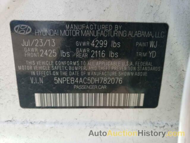 HYUNDAI SONATA GLS, 5NPEB4AC5DH782076