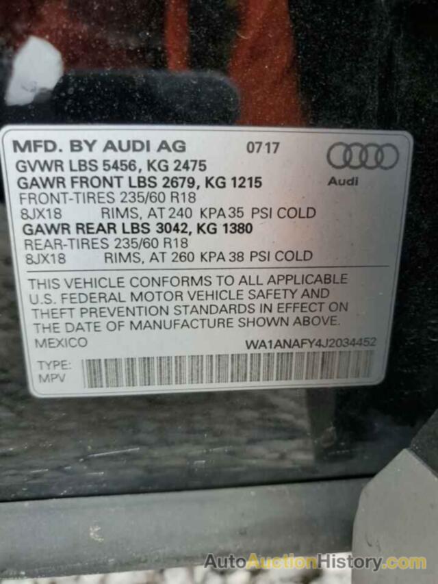 AUDI Q5 PREMIUM, WA1ANAFY4J2034452