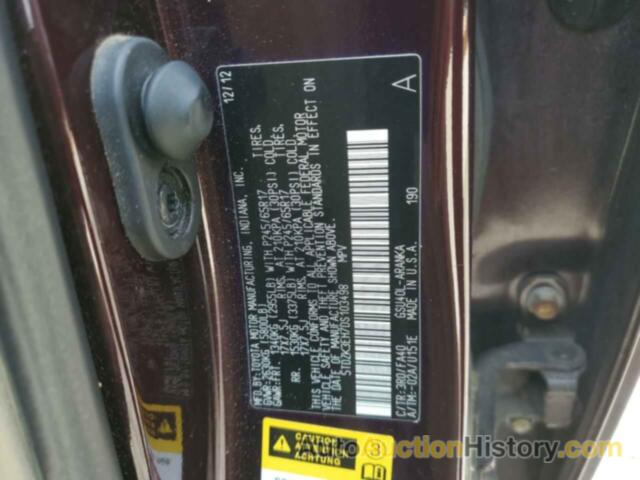 TOYOTA HIGHLANDER BASE, 5TDZK3EH7DS103498