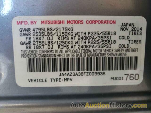 MITSUBISHI OUTLANDER SE, JA4AZ3A38FZ009936