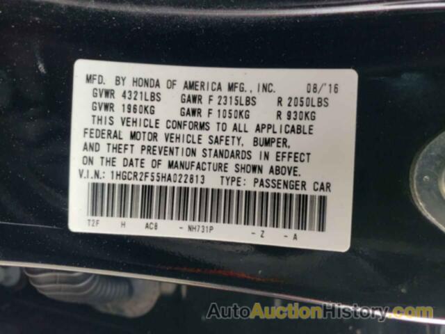 HONDA ACCORD SPORT, 1HGCR2F55HA022813