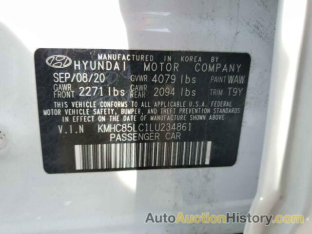 HYUNDAI IONIQ SEL, KMHC85LC1LU234861