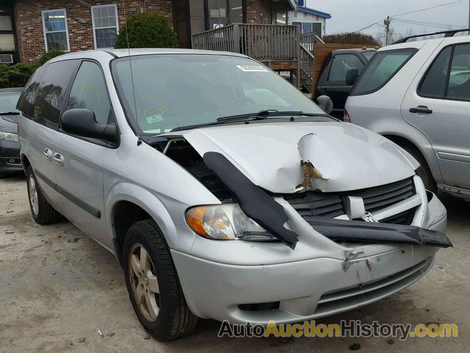 2006 DODGE CARAVAN SXT, 1D4GP45RX6B560469