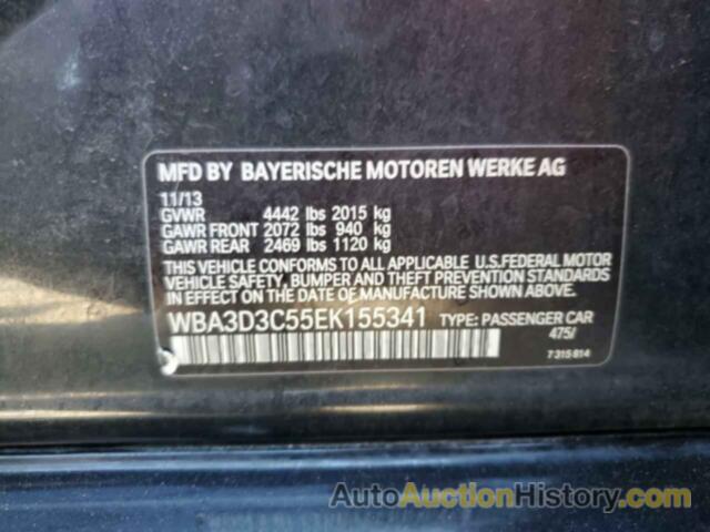 BMW 3 SERIES D, WBA3D3C55EK155341