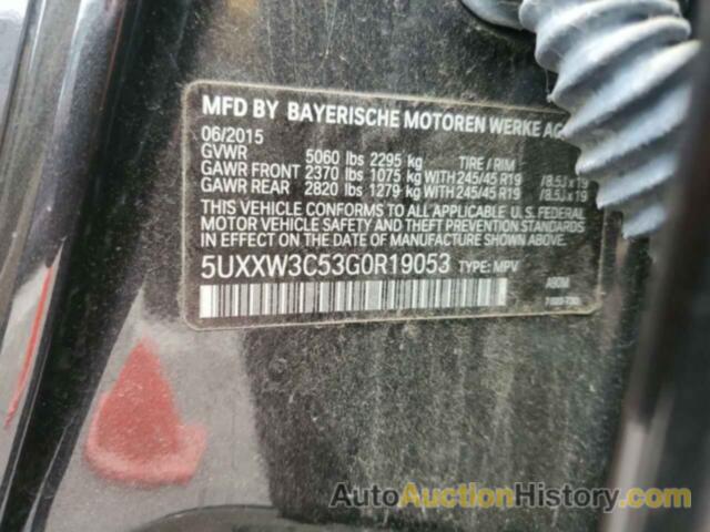 BMW X4 XDRIVE28I, 5UXXW3C53G0R19053