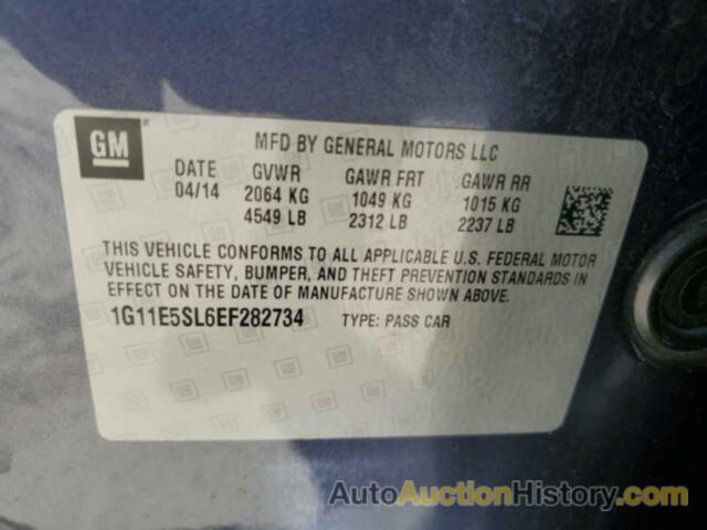 CHEVROLET MALIBU 2LT, 1G11E5SL6EF282734