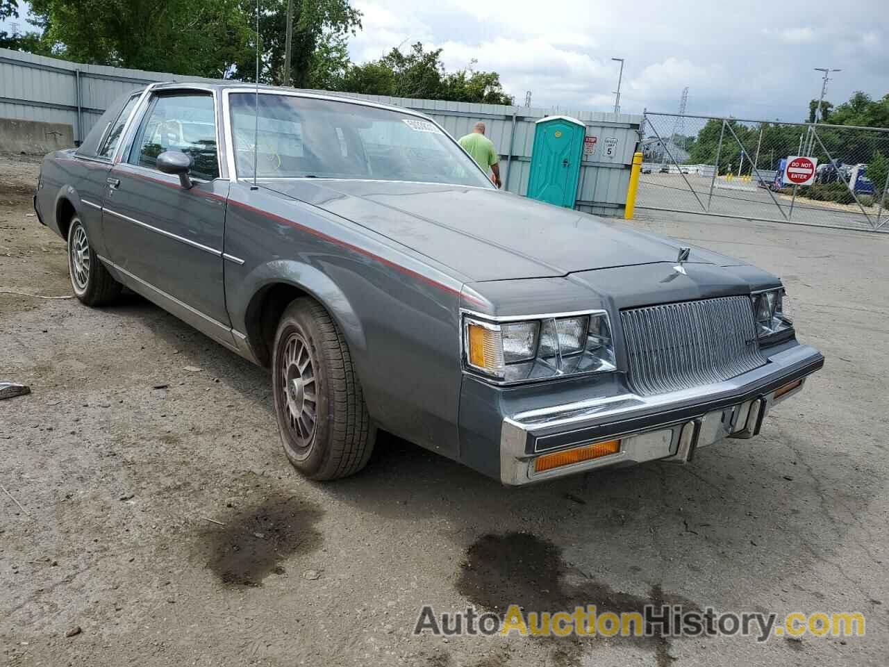 1987 BUICK REGAL LIMITED, 1G4GM11Y1HP439719
