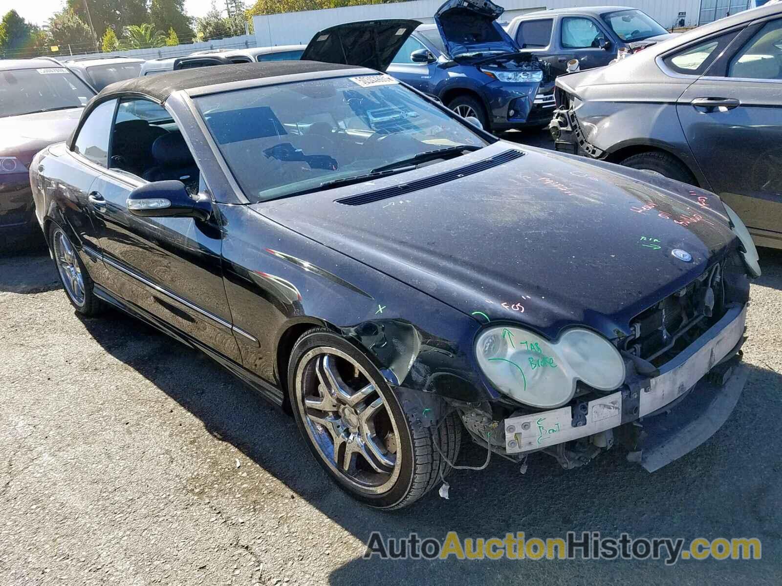 2005 MERCEDES-BENZ CLK 55 AMG 55 AMG, WDBTK76G95T049044