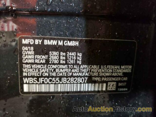 BMW M5, WBSJF0C55JB282807