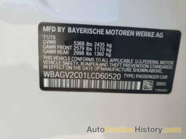 BMW 8 SERIES, WBAGV2C01LCD60520