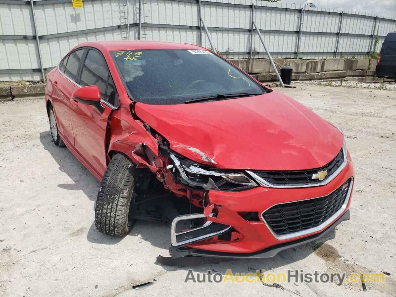 2016 CHEVROLET CRUZE LT, 1G1BE5SMXG7324090