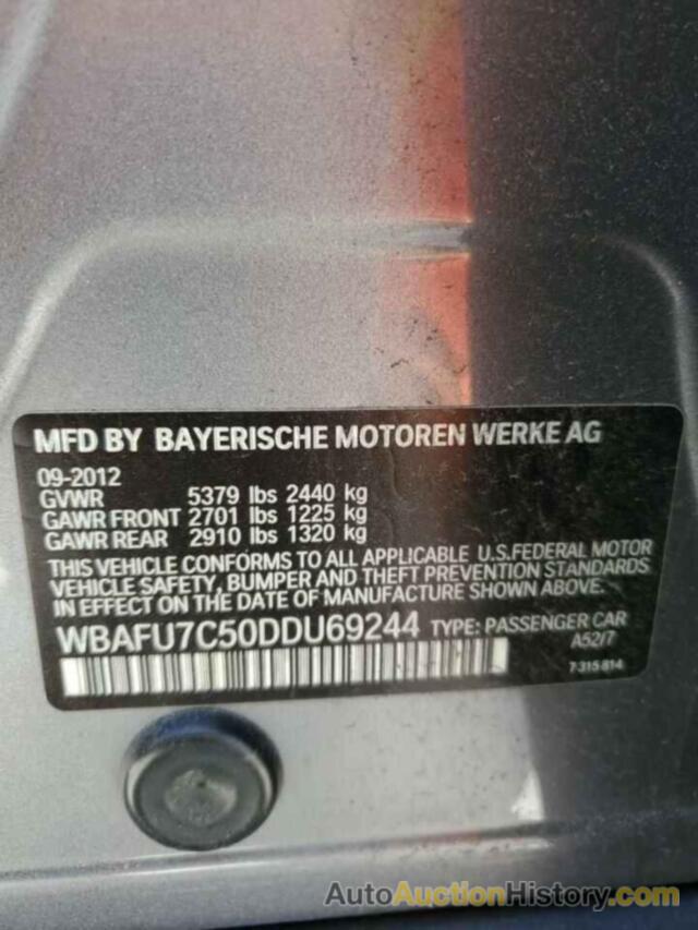 BMW 5 SERIES XI, WBAFU7C50DDU69244