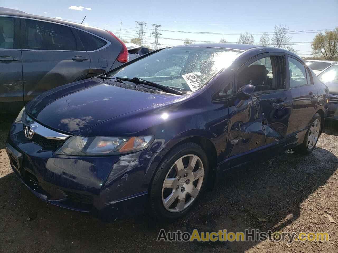 2011 HONDA CIVIC LX, 19XFA1F59BE007281