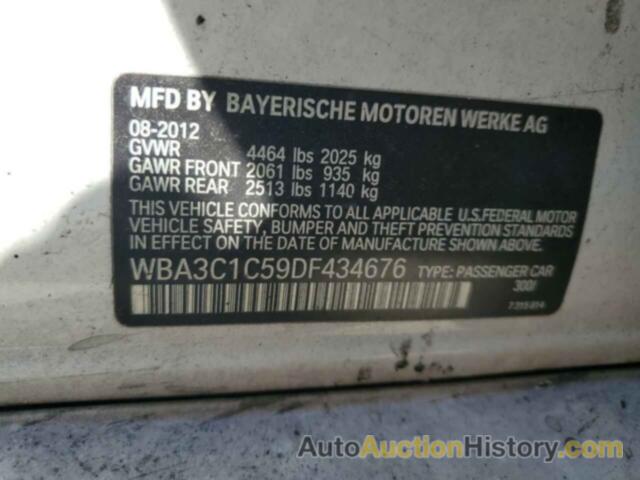 BMW 3 SERIES I SULEV, WBA3C1C59DF434676