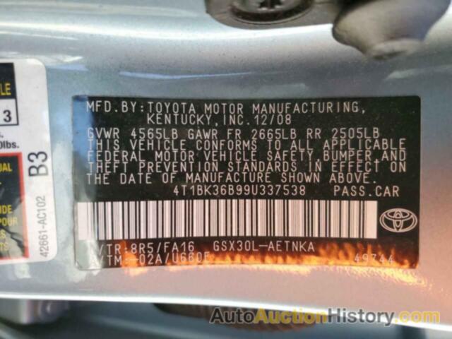 TOYOTA AVALON XL, 4T1BK36B99U337538