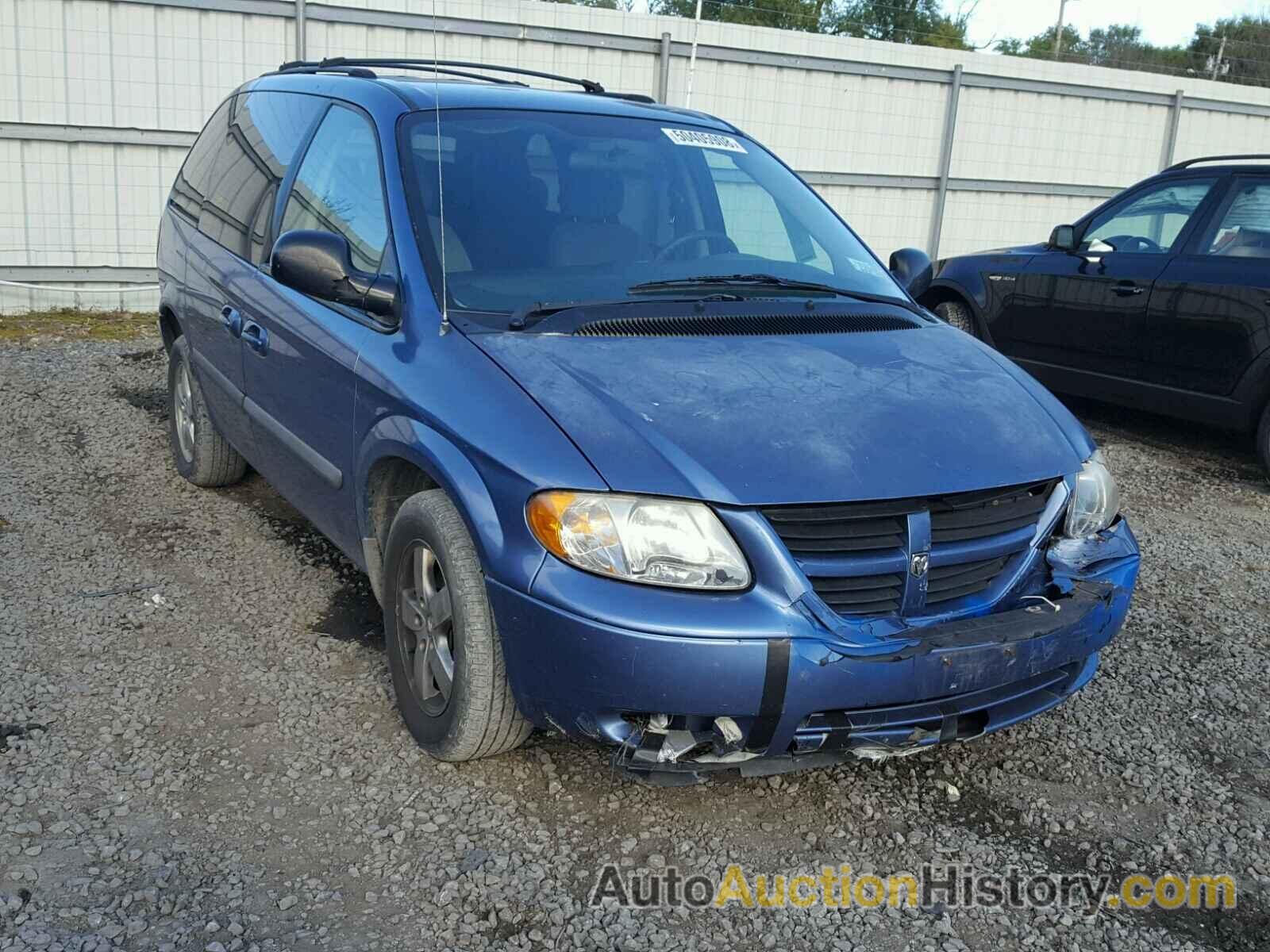 2007 DODGE CARAVAN SXT, 1D4GP45R07B111495