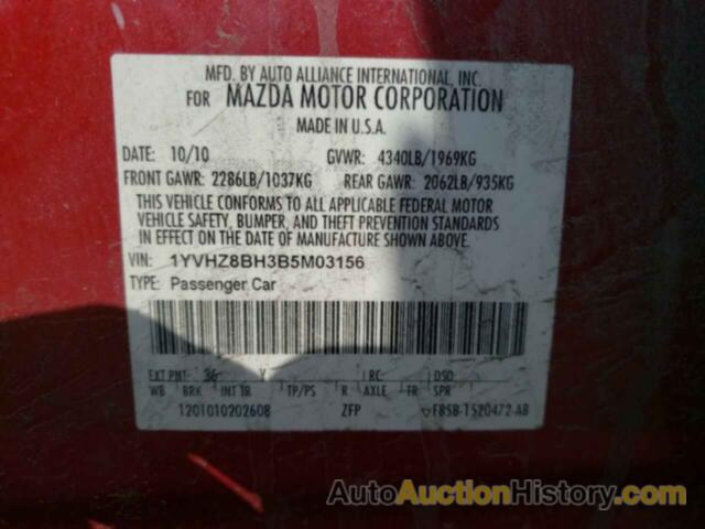 MAZDA 6 I, 1YVHZ8BH3B5M03156