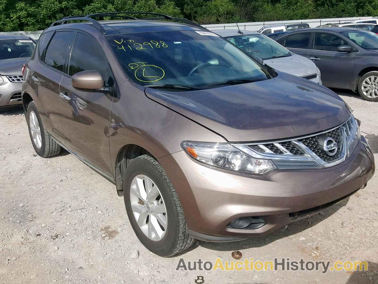 2014 NISSAN MURANO S S, JN8AZ1MU0EW412988