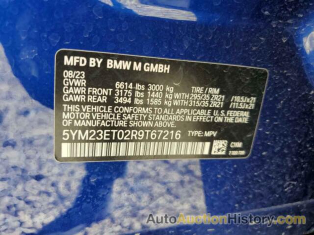 BMW X6 M COMPE M COMPETITION, 5YM23ET02R9T67216