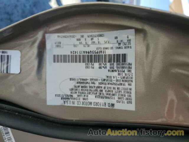 FORD ALL Models SES, 1FAFP55U94A151424