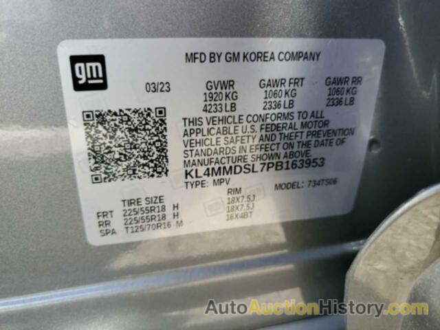 BUICK ENCORE SELECT, KL4MMDSL7PB163953