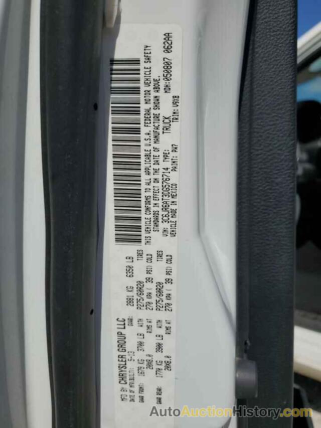 RAM 1500 ST, 3C6JR6AT3DG576714