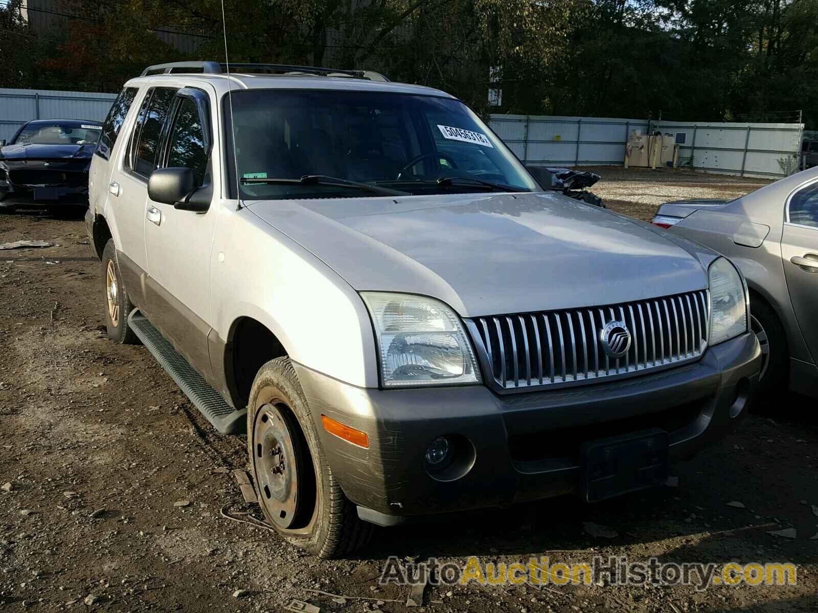 2004 MERCURY MOUNTAINEER, 4M2ZU86K14UJ15220