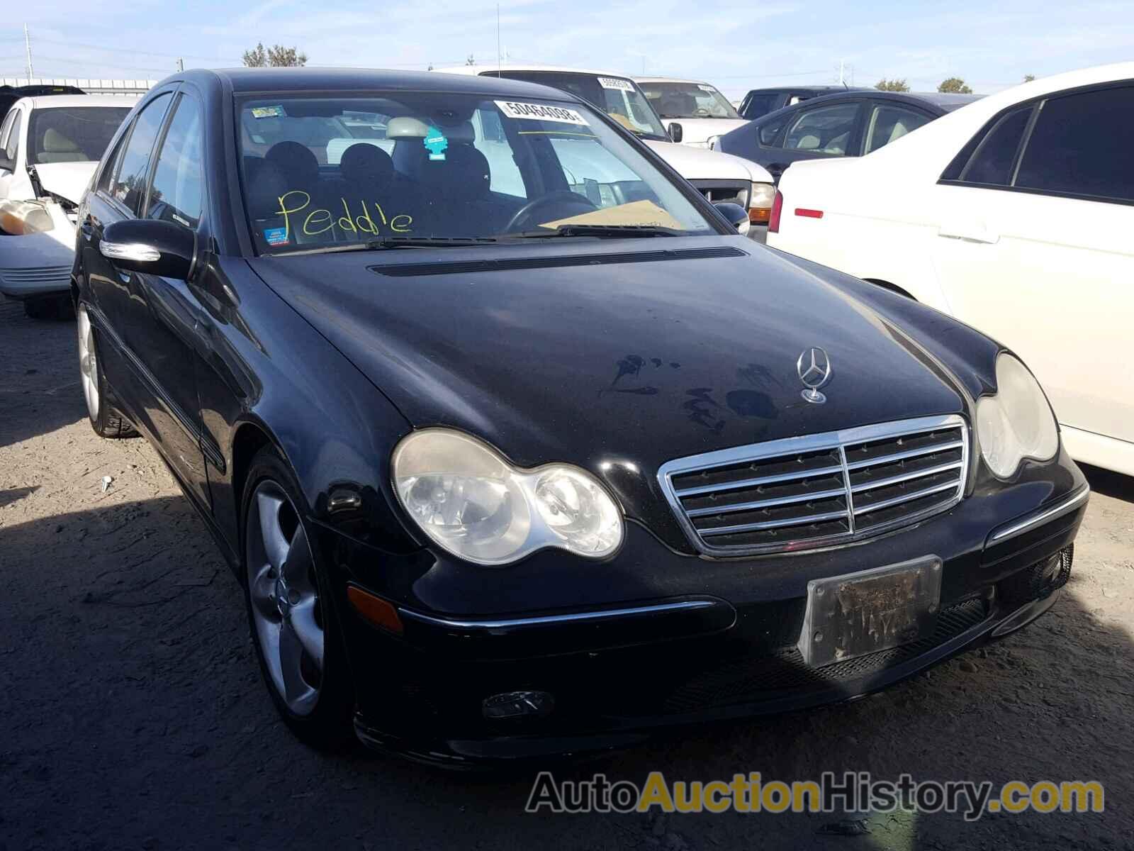 2006 MERCEDES-BENZ C GENERATION 2006 230, WDBRF52H36F746355