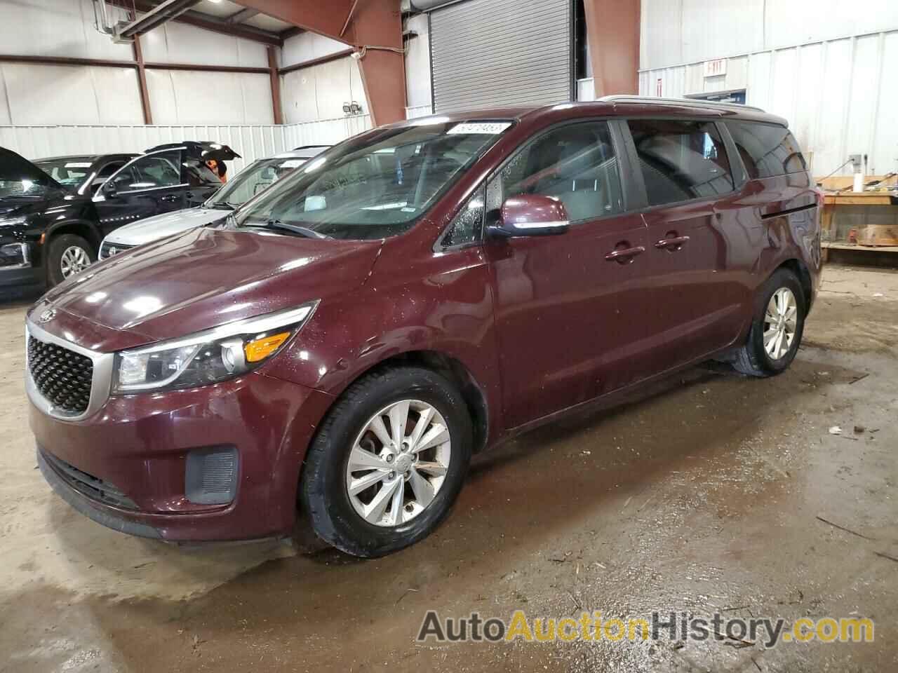 2016 KIA SEDONA LX, KNDMB5C14G6112059