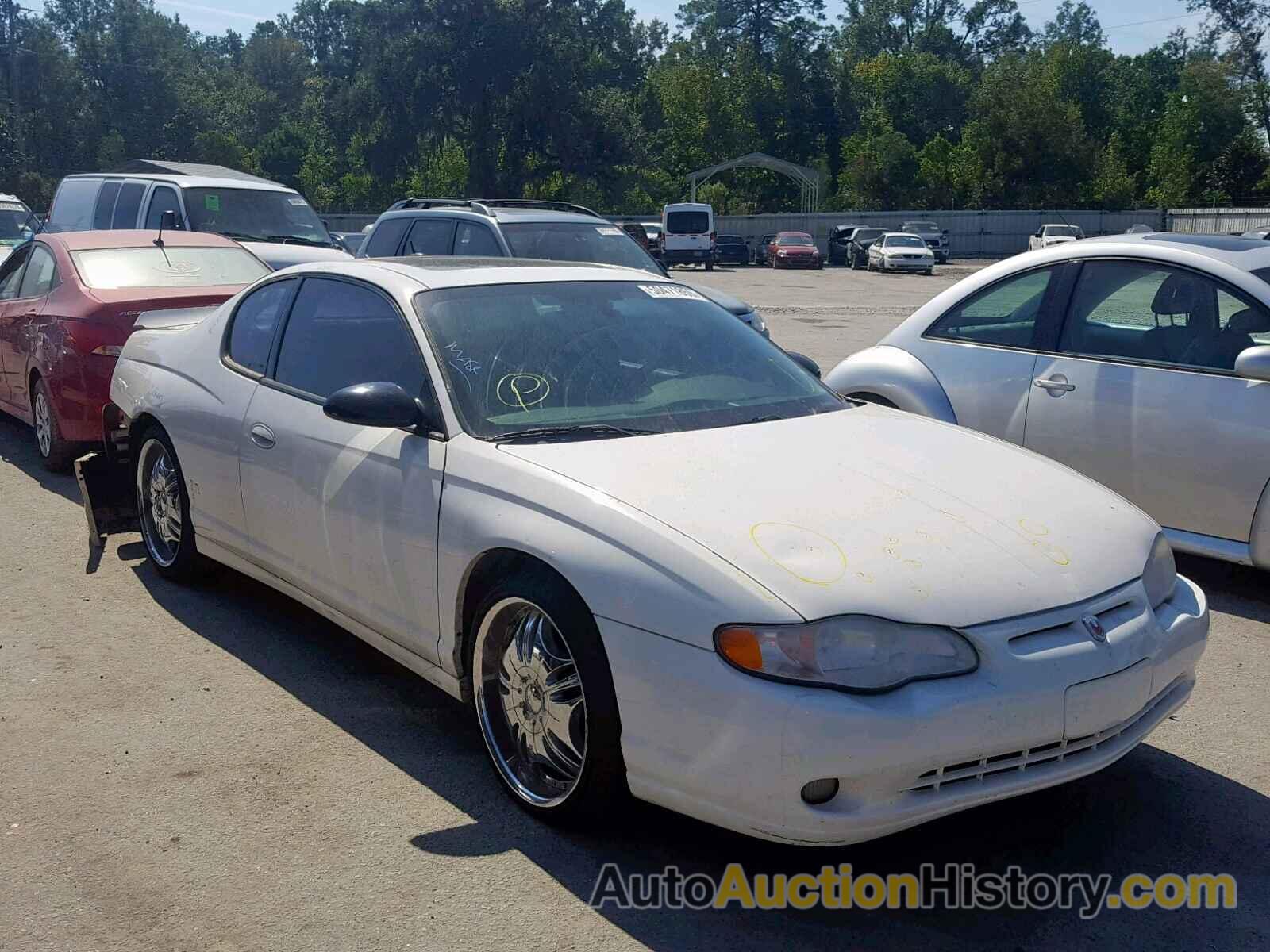 2005 CHEVROLET MONTECARLO LT, 2G1WX12K459266363