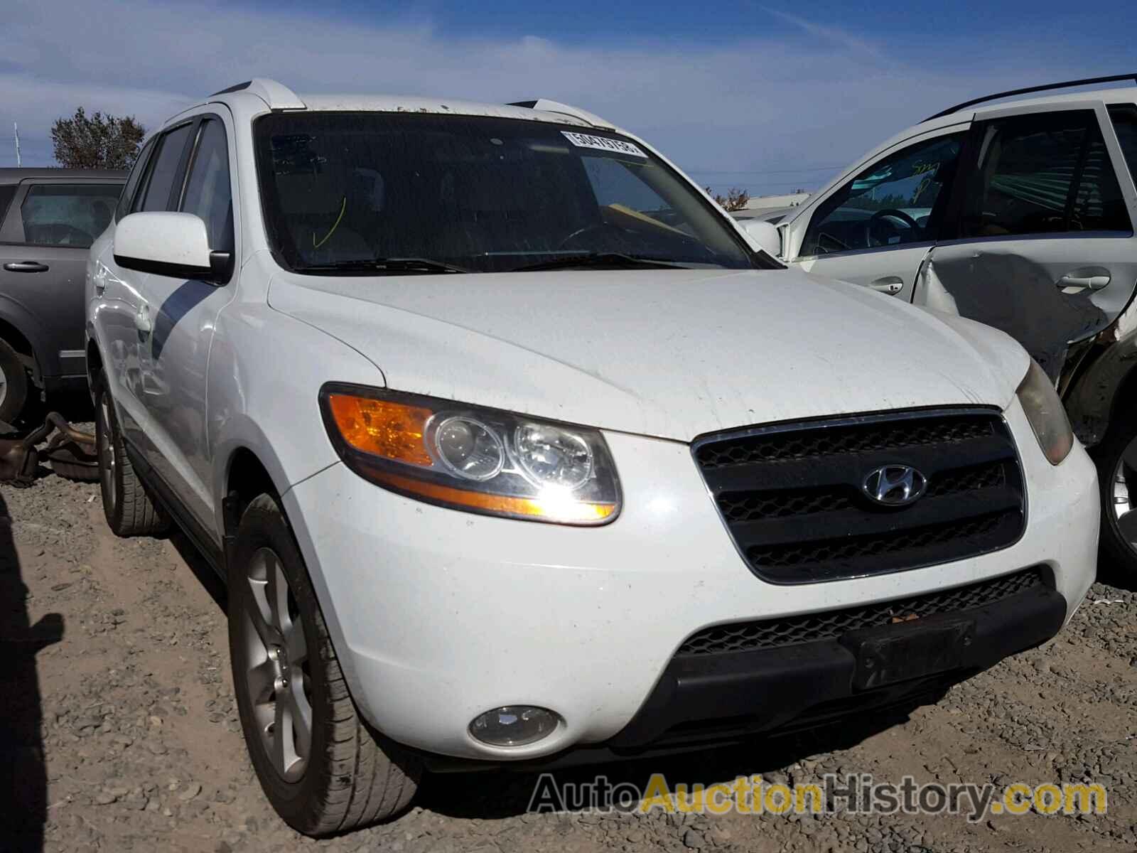 2008 HYUNDAI SANTA FE SE, 5NMSH73E88H184634